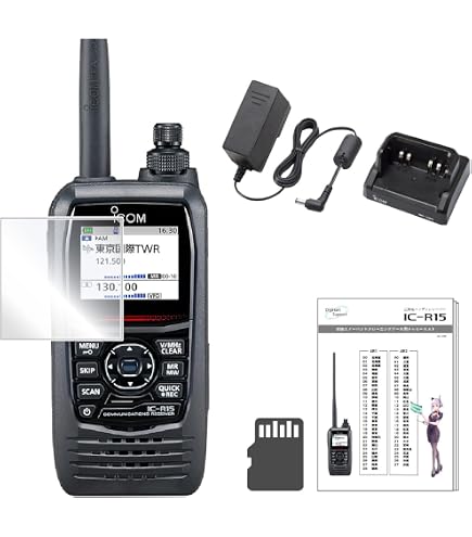 Amazon.co.jp: IC-R15受信改造済みモデル 【防水保証無し】□CQオーム